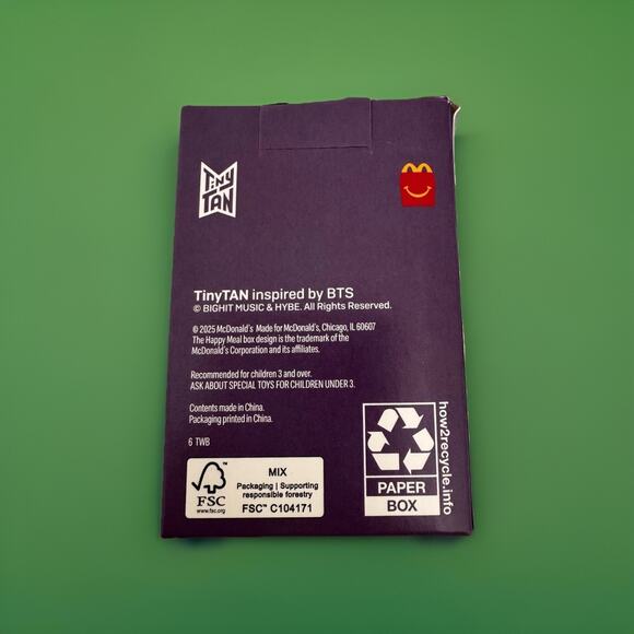 McDonald's x BTS - TINYTAN Happy Meal "V/Taehyung" (Throwback Edition) Toy - Picture 9 of 14